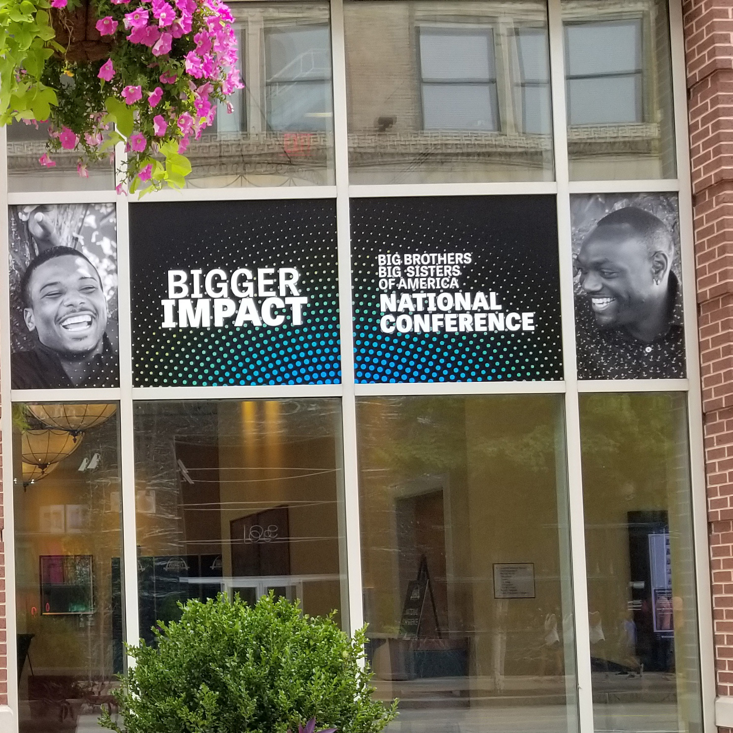 Marriott Conference Center Bigger Impact Custom Window Graphic