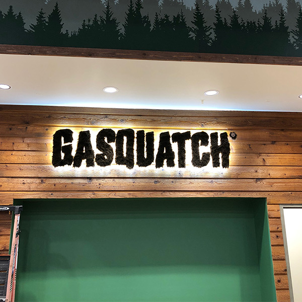 Gasquatch Convenience Store Graphics